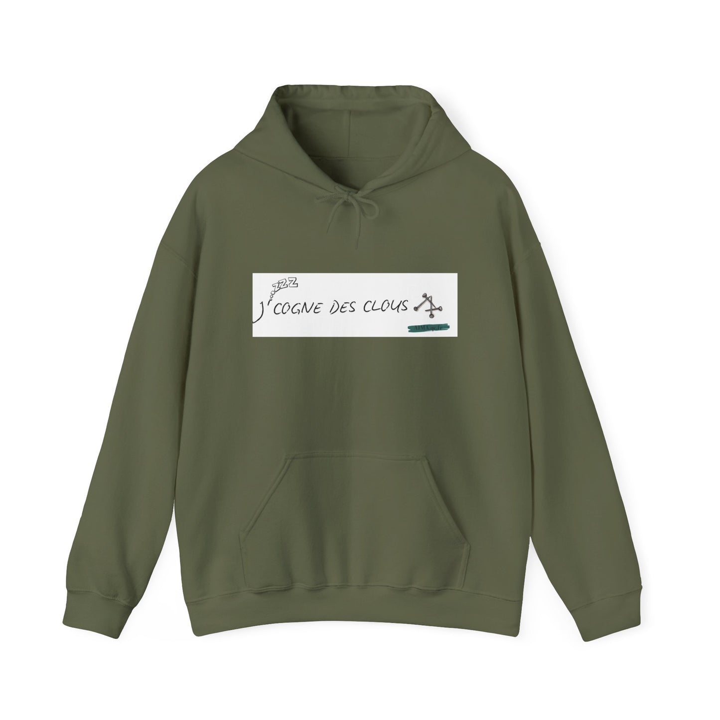 Hoodie "J'cogne des clous"