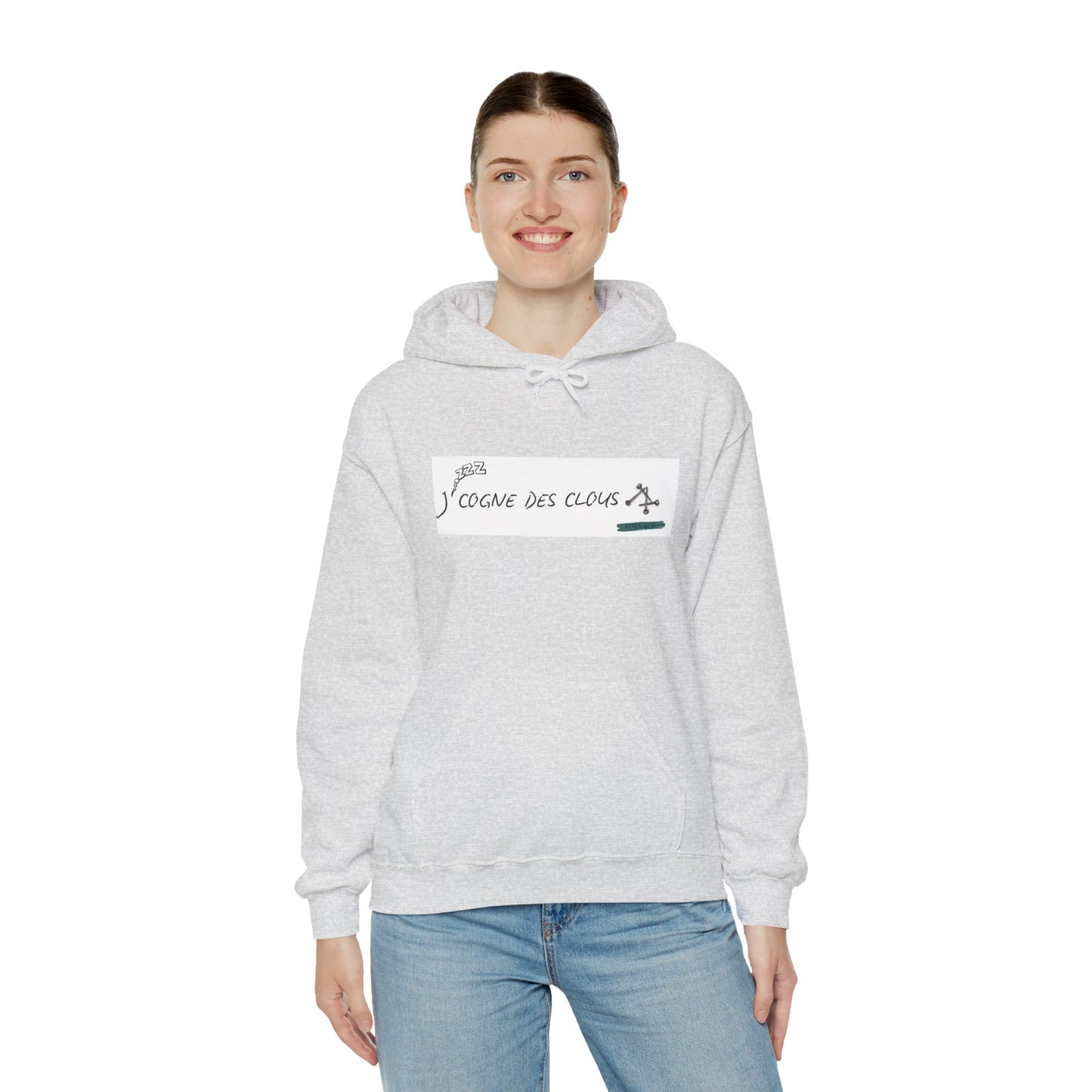 Hoodie "J'cogne des clous"