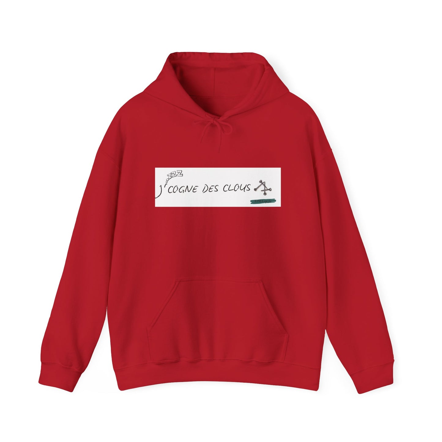 Hoodie "J'cogne des clous"