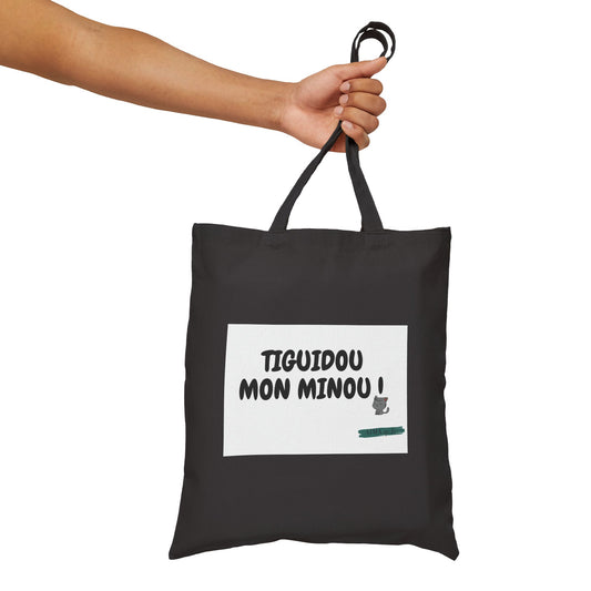 Sac "Tiguidou mon minou !"